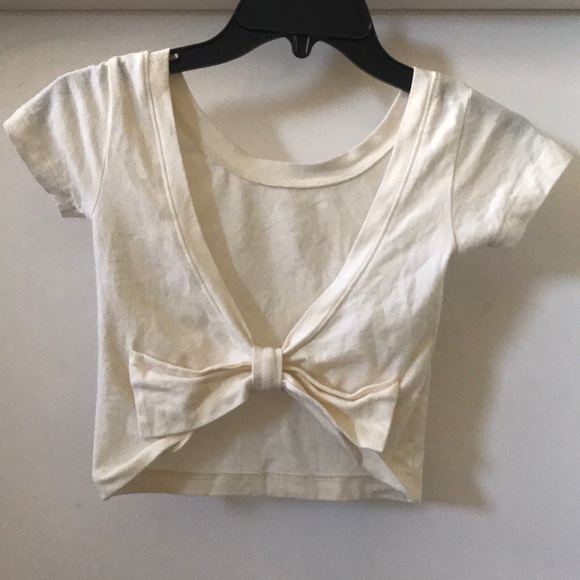 Wet Seal Tops - Bow back crop top